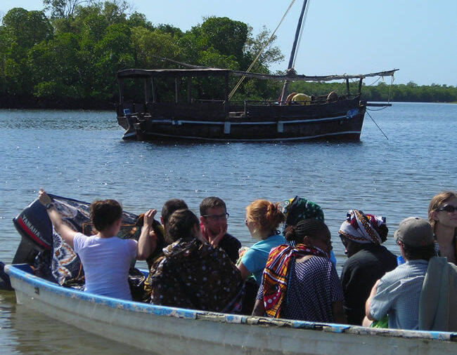 1 day crocodile adventure at funzi island blossom kenya safaris